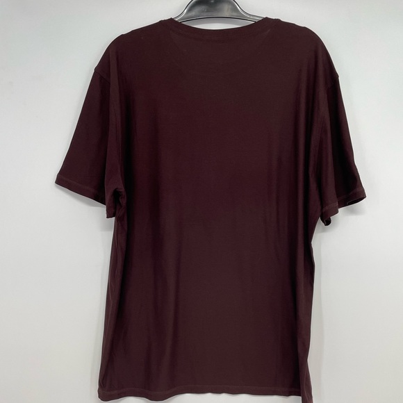 Vuori Mens Strato Tech T Shirt SizeL/ XL Maroon Performance Excellent Gym Soft - Picture 2 of 6